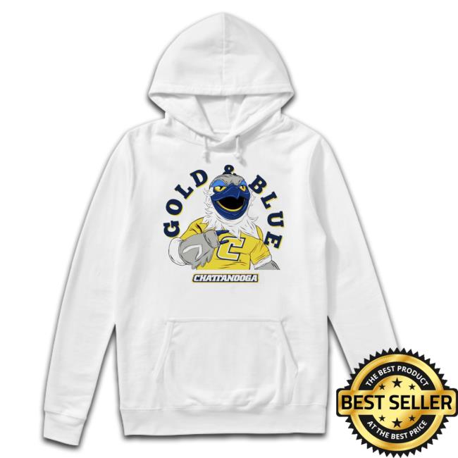 Gold And Blue Chattanooga Scrappy Moc Mascot Tee