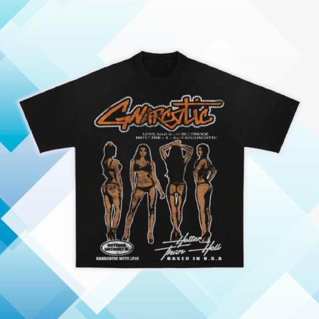 Official Gnarcotic Shop Hotter Than Hell Classic Shirt- Black