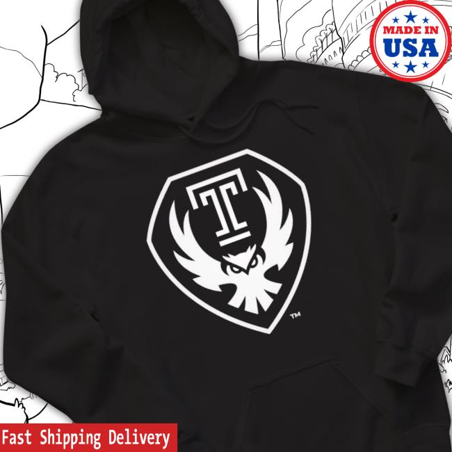 Temple Owl 2023 Logo Hoodie Sweatshirt Temple Owl 2023 Logo Tee Shirt