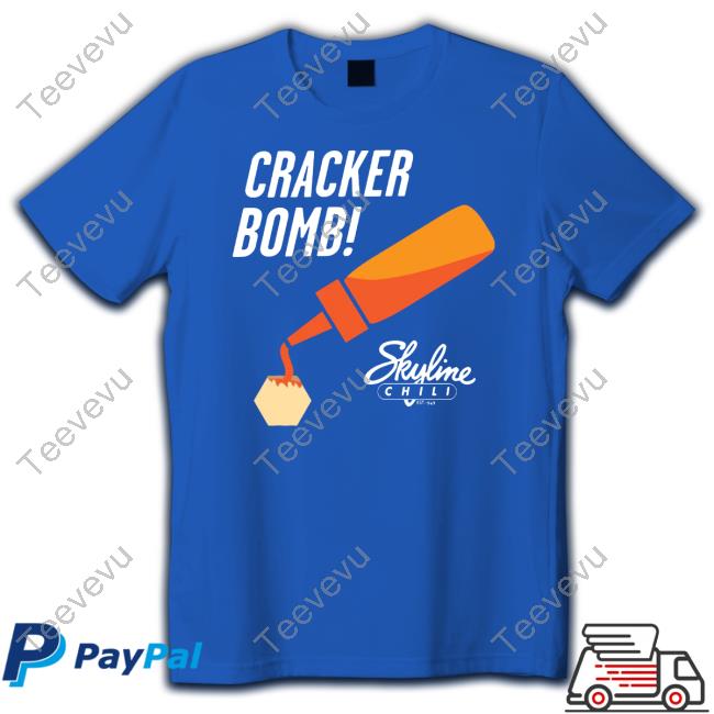 Cincyshirts Cracker Bomb Skyline Tee Shirt