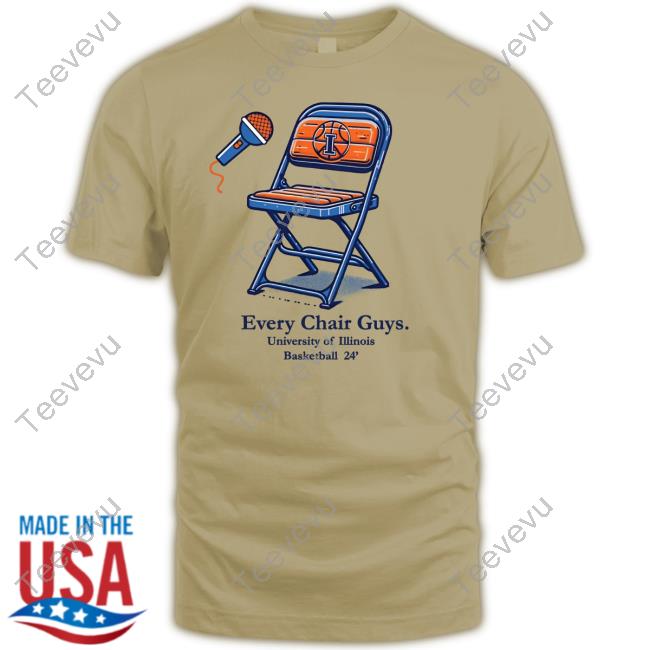 Every Chair Guys University Of Illinois Basketball 24 Shirt Every Chair Guys University Of Illinois Basketball 24 New Shirt