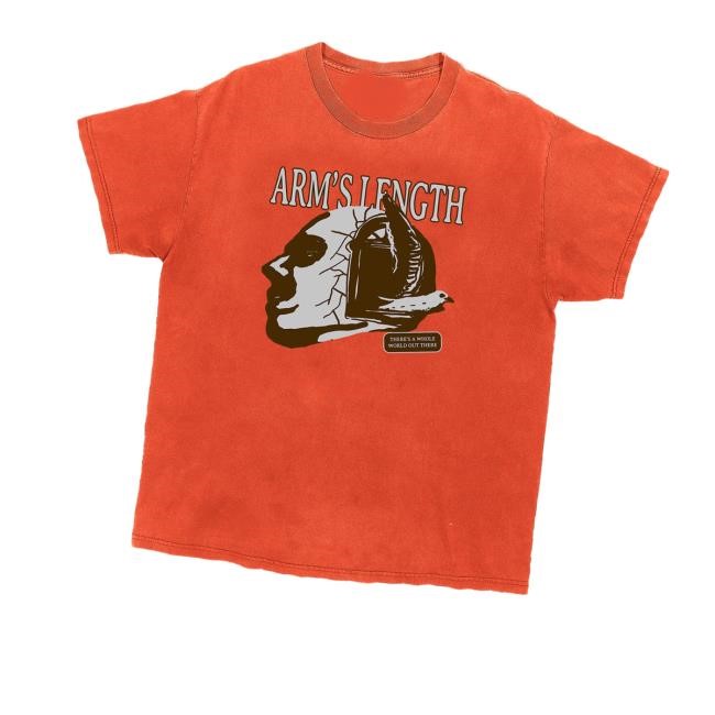 Purenoise Merch Store Shop Arm's Length There's A Whole World Out There Orange Long Sleeve T Shirt