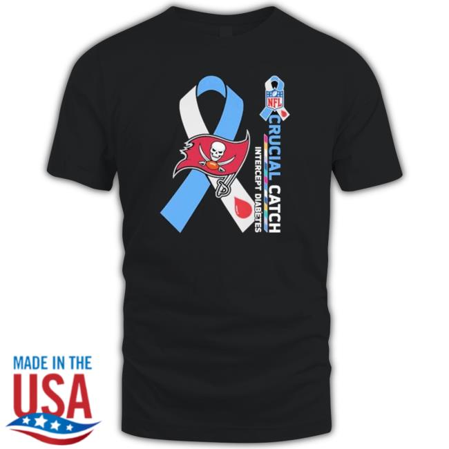 Tampa Bay Buccaneers Crucial Catch Intercept Diabetes 2023 Shirt