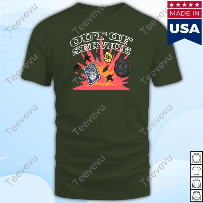Brokenplanet Store Out Of Service Safety First New Shirt
