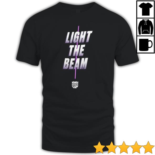 Sacramento Kings Light The Beam 2023 Stadium shirt