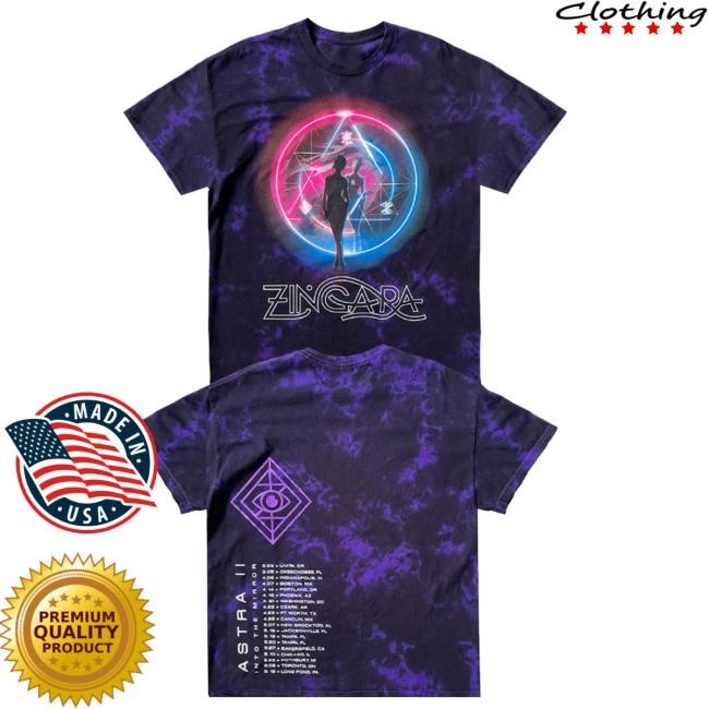 Zingara Music Merch Astra Ii - Tie Dye Tour Sweatshirt