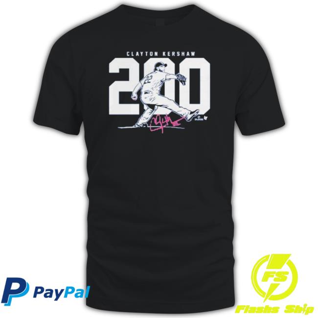 Clayton Kershaw The Claw 200 Wins Classic Shirt
