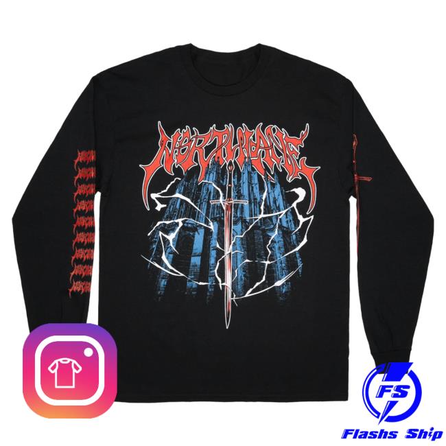 Official Merch Now Northlane Sword Logo Long Sleeve Shirt 2023 MerchNow