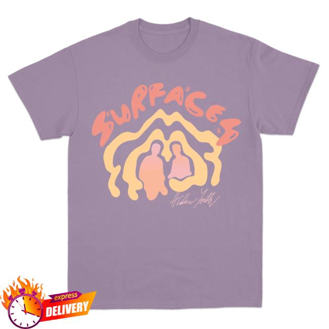 Official Merch Bar Surfaces Store Hidden Youth Lavender Tshirt MerchBar Shop