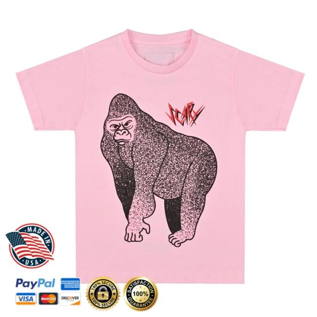 Scary Merch Shop Store Official Doman Kids Gorilla Pink Classic Shirt