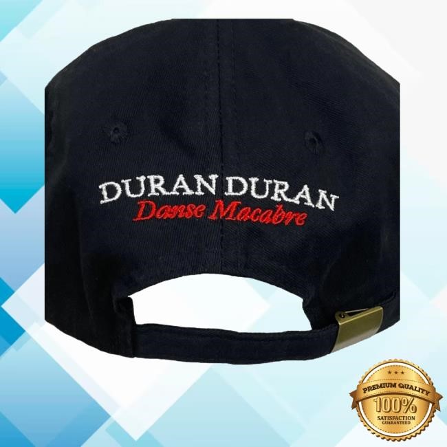 Duran Duran Official Store Danse Macabre Red Skeleton Classic Cap