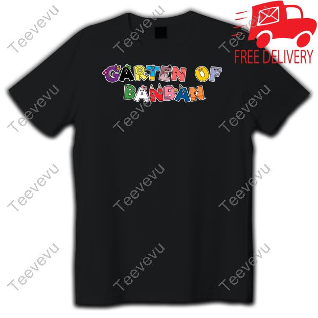 Epicdrops Store Garten Of Banban - Character Letters T Shirt