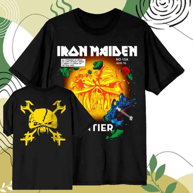 Iron Maiden Merch Shop Store The Final Frontier Comic Cover Tee Shirt