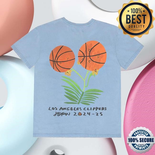 La Clippers Team Store City Edition Floral Basketball T-Shirt
