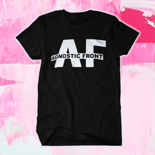 Official Merch Now Agnostic Front Af Black Long Sleeve Tee Merchnow Shop
