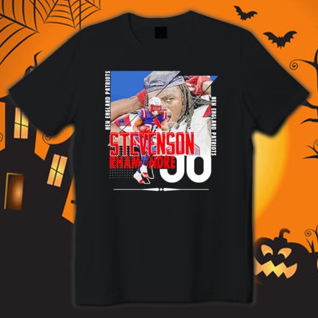 Rhamondre Stevenson New England Patriots Football Poster Sweatshirts