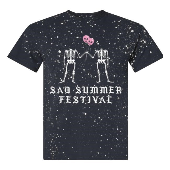 Official Sad Summer Merch Dead Love Acid Splatter Shirt