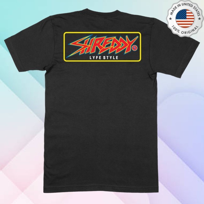 Official Shreddy Lyfe Merch Pop Sweatshirt Black Trending Shreddy Lyfe Merch Pop Zip Hoodie Black