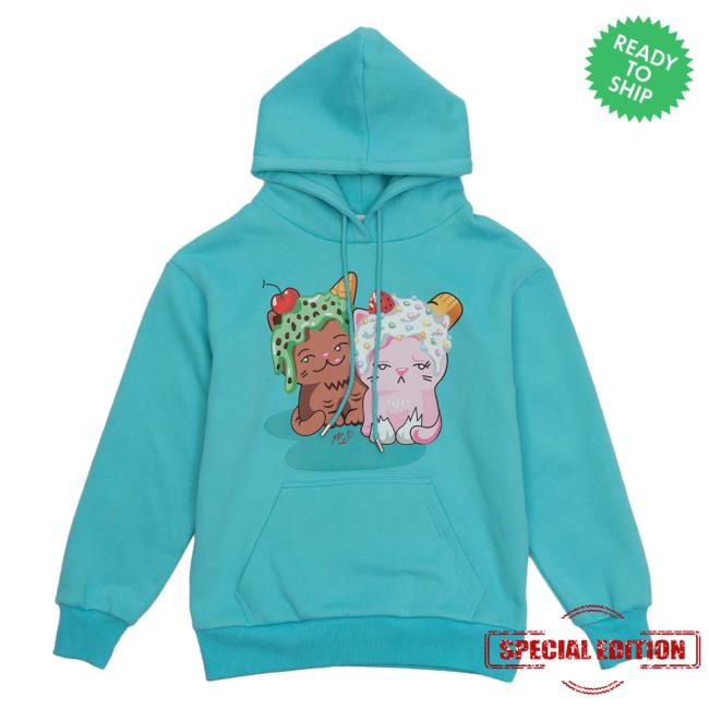 Official Moriah Elizabeth Merch Store Shop Shelly and Eustace Sweatshirts Teal MoriahElizabeth