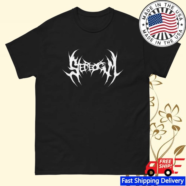 Official Stereogum Shop Merch Metal Logo Tee Shirt