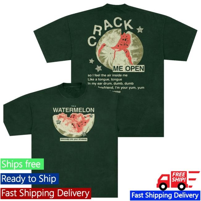 Official Super Yaki Merch Store Super Yaki & Dinner In America Present Watermelon Tee