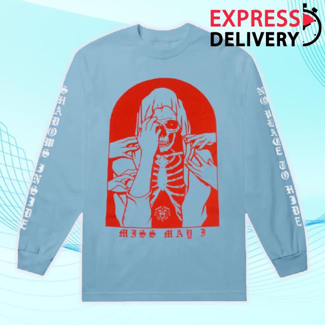Official Merch Now Miss May I Nowhere To Hide Light Blue TankTop Merchnow Shop