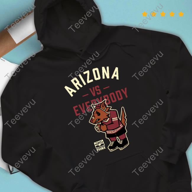 Official Phnxlocker Store Arizona Vs Everybody T-Shirt