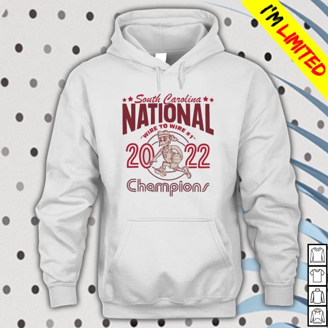 Nice South Carolina Gamecocks Wbb 2022 National Champions Wire To Wire Sweatshirt