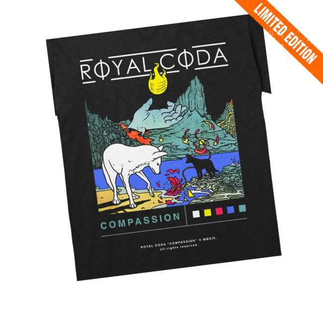 Blue Swan Records Merch Royal Coda Limited Edition Compassion Hoodie