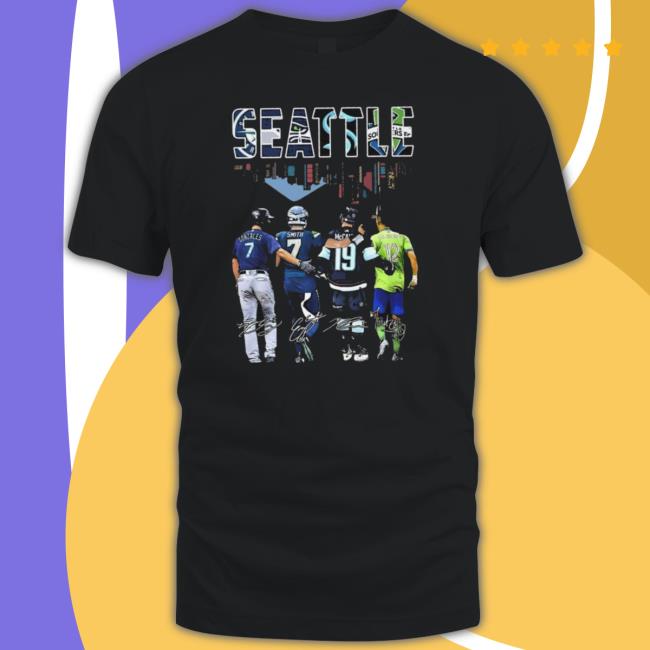 Seattle Sports Gonzales Smith Mccanny Signatures Shirt Seattle Sports Gonzales Smith Mccanny Signatures shirt