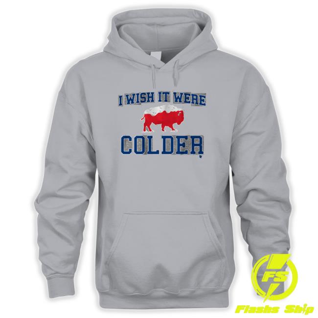 Buffalo Bills Symbol I Wish It Were Colder Long Sleeve Shirt
