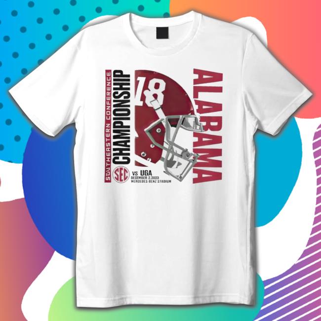 Trending Best Alabama Vs Uga 2023 Sec Championship Bound Helmets Tee
