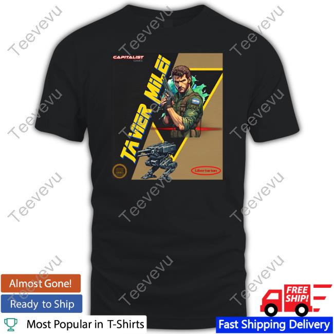 Ap4libertyshop Javier Milei Gear Solid Libertarian Warrior Hoodie