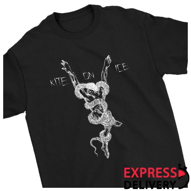Kite On Ice By Robert Hurula Long Sleeve T Shirt