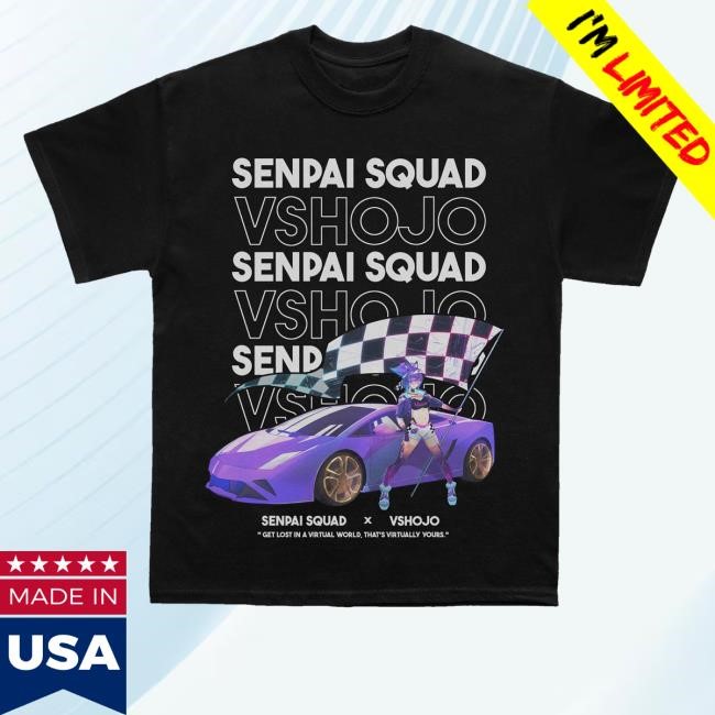Senpai Squad Merch Store Shop Vshojo X Senpai Squad: Projekt Melody Hoodie Vshojo X Senpai Squad: Projekt Melody T-Shirt, Hoodie, Tank Top, Sweater And Long Sleeve T-Shirt Senpai Squad Merch Store Shop