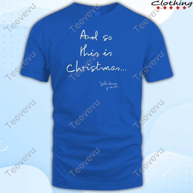 John Lennon And So This Is Christmas Hoodie