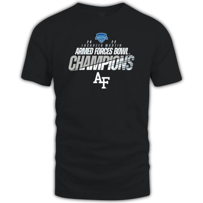 Air Force 2022 Armed Forces Bowl Champions T-Shirt
