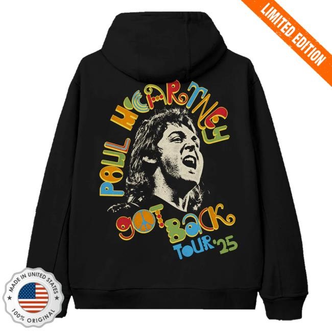 Paul Mccartney Merch Shop Store Got Back 2025 Peace Shirts