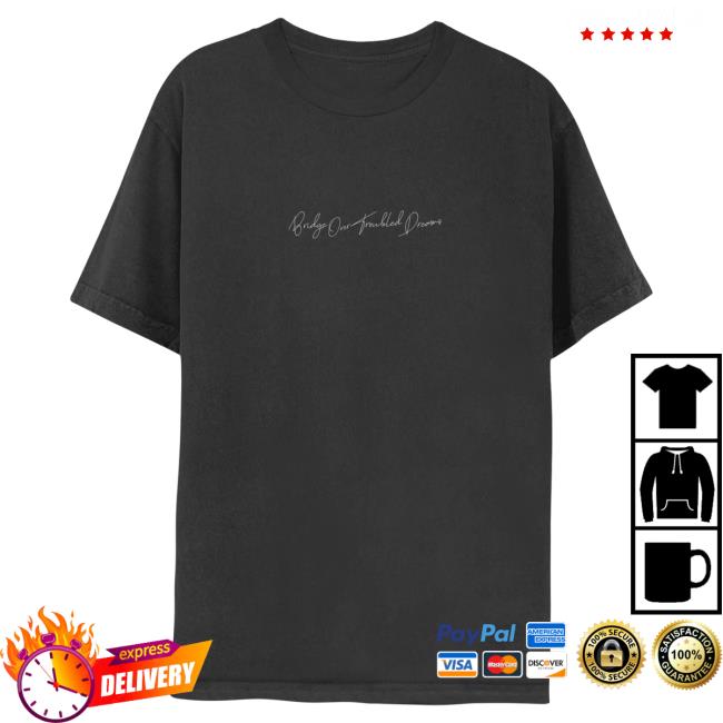 Official Merch Bar Delta Goodrem Bridge Over Troubled Dreams Photo Crew neck MerchBar