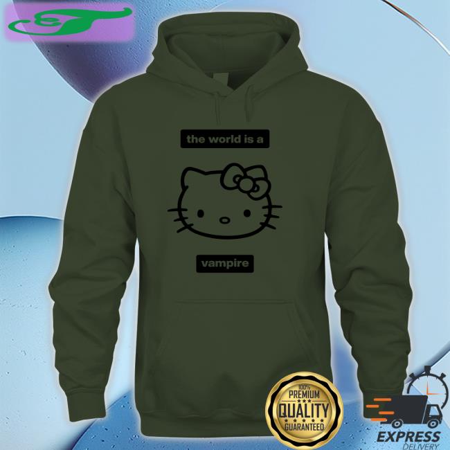 The World Is A Vampire Shirt Kitty The World Is A Vampire Hello Kitty Shirt
