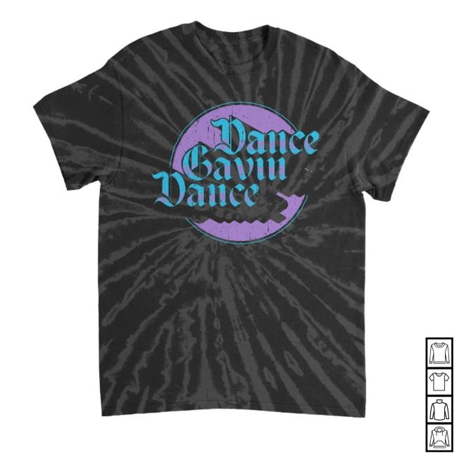 Rise Records Merch Dance Gavin Dance Logo Spider Black Tie Dye