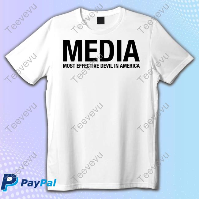 Robert W Malone, Md Wearing Media Most Effective Devil In America Shirts