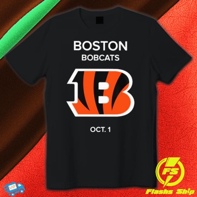 Official Cincinnati Bengals Boston Bobcats Oct.1 shirt