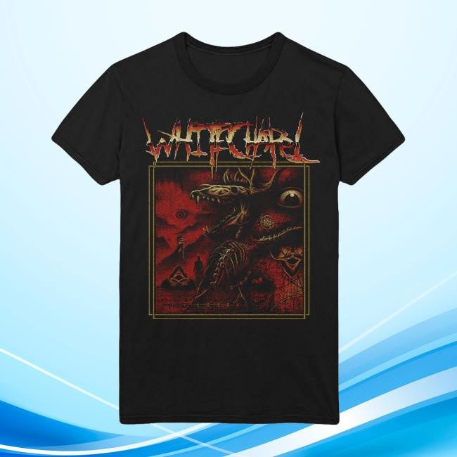 Whitechapel Merch Wendigo Black Zip Up Hooded Sweatshirt
