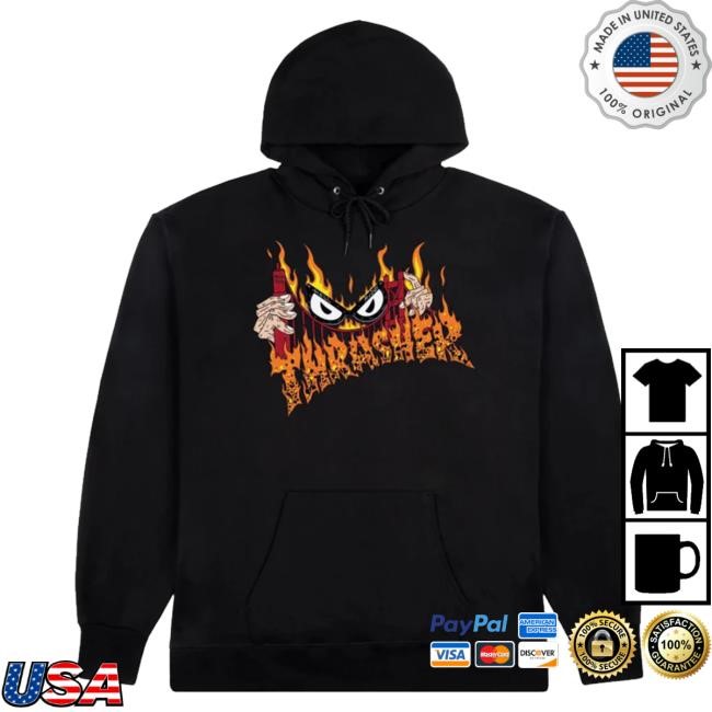 Official Brooklyn Projects Merch Thrasher Sucka Free By Neckface Hoodie Black Funny Shirt