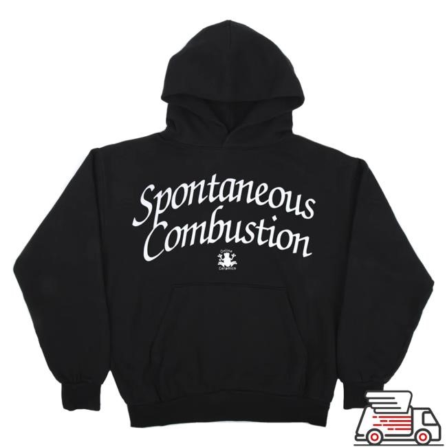 Online Ceramics Merch Spontaneous Combustion Black Shirts