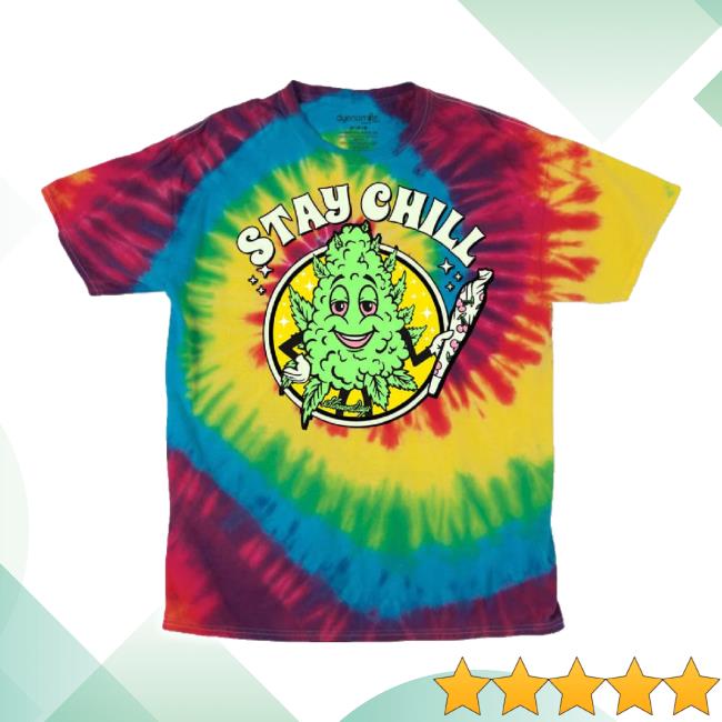 Trending Daily High Club Merch Store Stay Chill Rainbow Tie Dye Sweaters Dailyhighclub Shop
