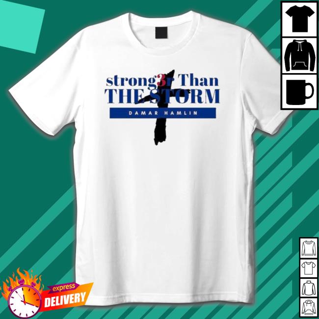 Stronger Than The Storm Damar Hamlin #3 Buffalo Bills Long Sleeve Shirt