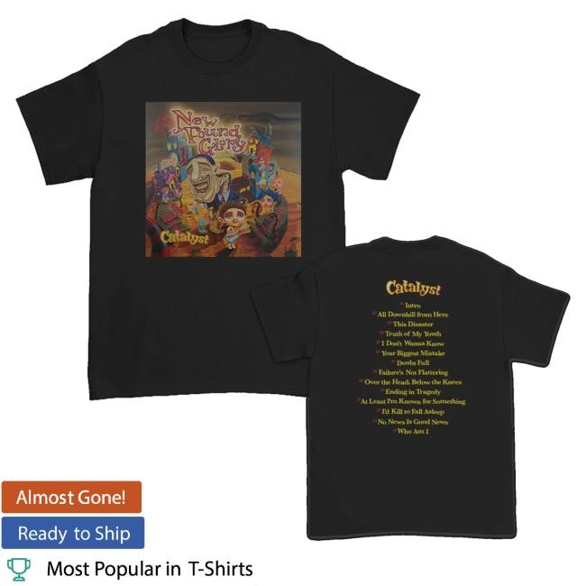 Catalyst Album Cover Long Sleeve T Shirt Black