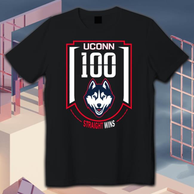 Uconn Huskies 100 Straight Wins Ncaa National Champions Men’S Basketball 2023 Shirt